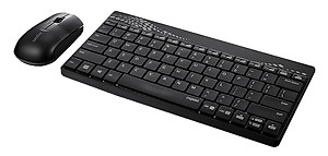 Bộ Bàn Phím Và Chuột Không Dây Rapoo 8000 (Đen) - Hàng chính hãng